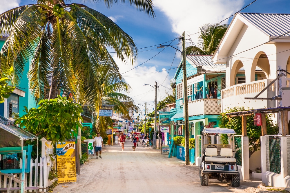 Are You Wondering if Belize is Safe to Visit? 1 Charming shops on Caye Caulker - but is Belize safe to visit?